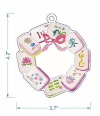 Mahjong Wreath Ornament - Coming Oct 15th