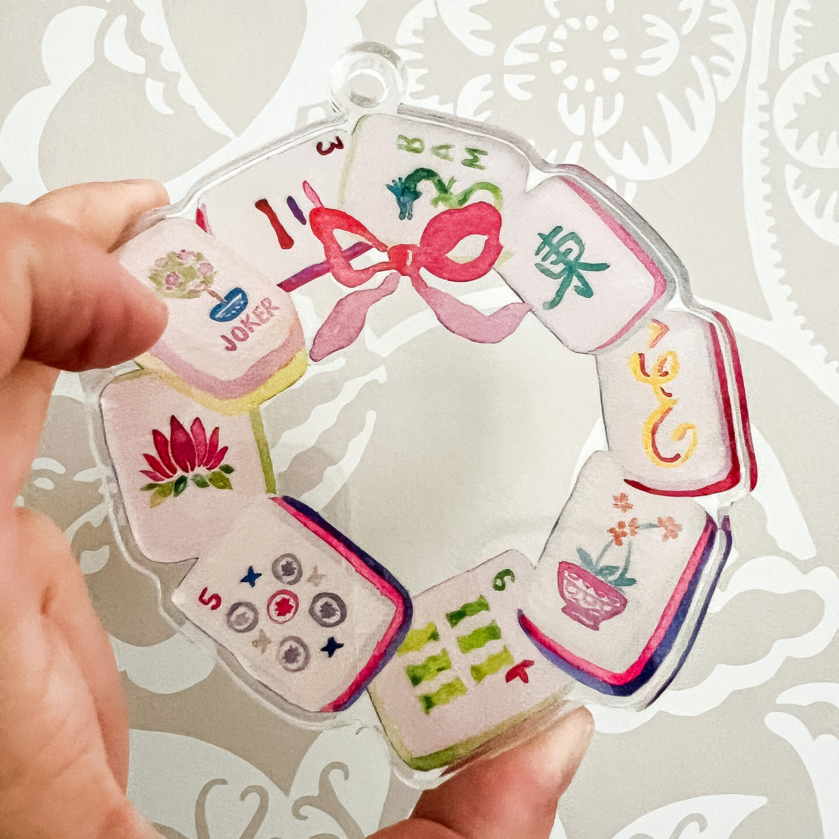 Mahjong Wreath Ornament - Coming Oct 15th