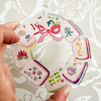 Mahjong Wreath Ornament - Coming Oct 15th