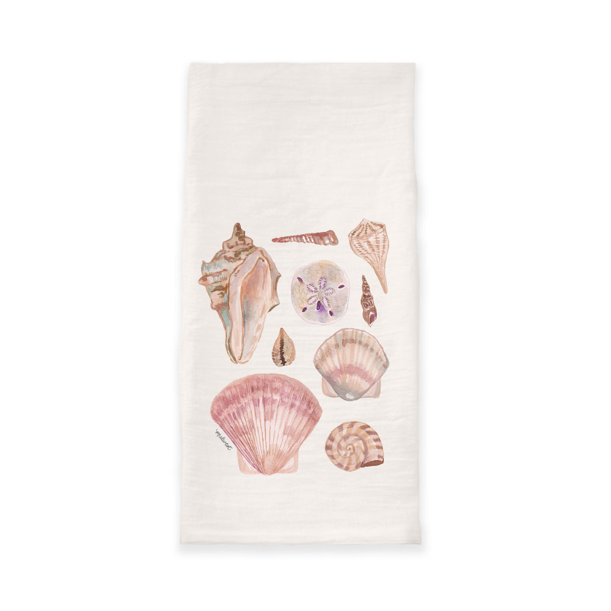 Shell Collection Tea Towel