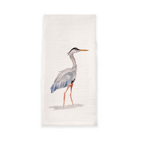 Blue Heron Tea Towel