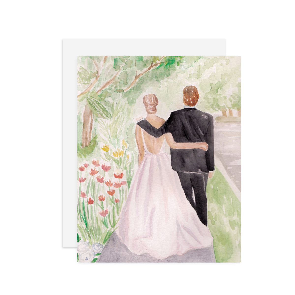 Bride + Groom - A2 notecard