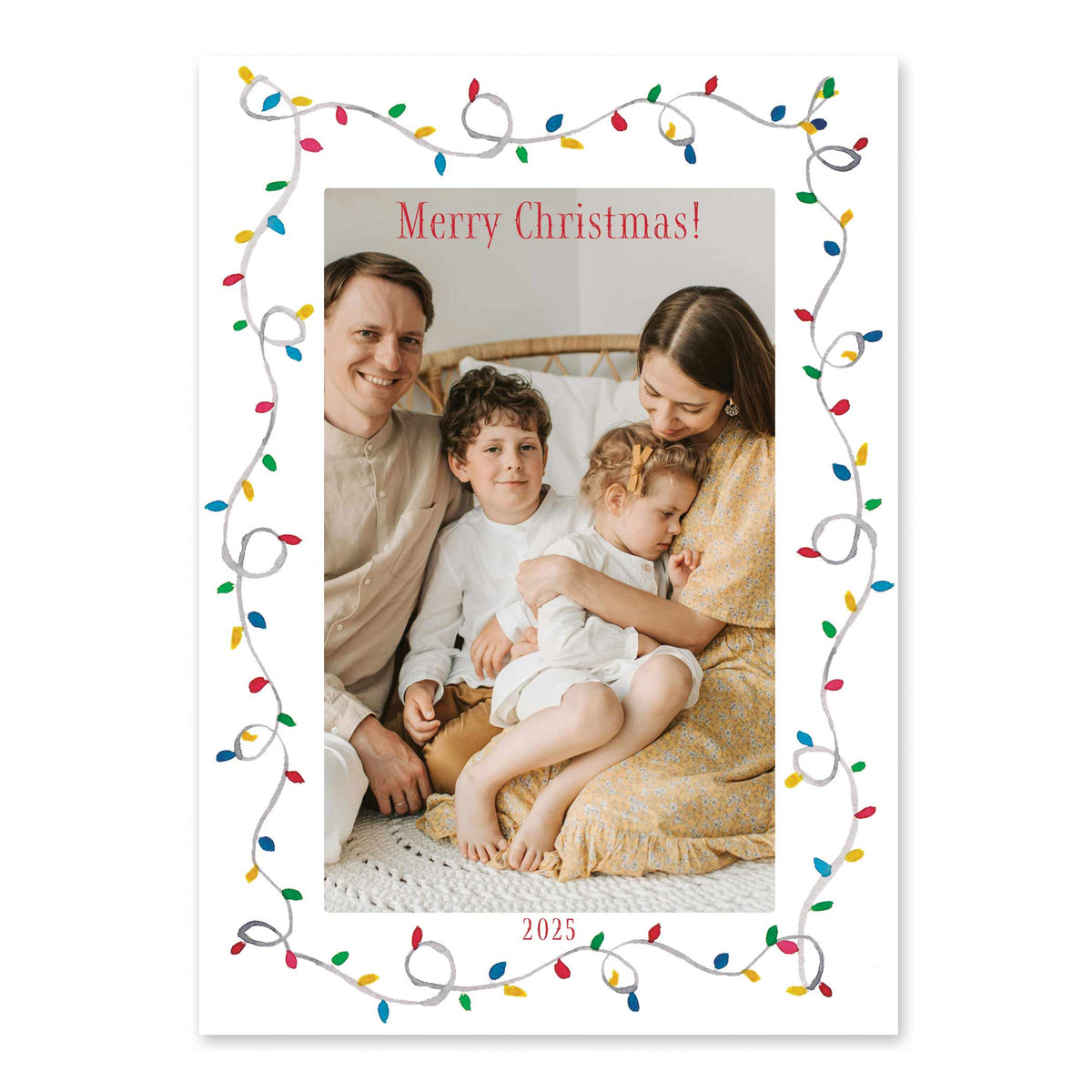 Twinkle Lights Photo Card