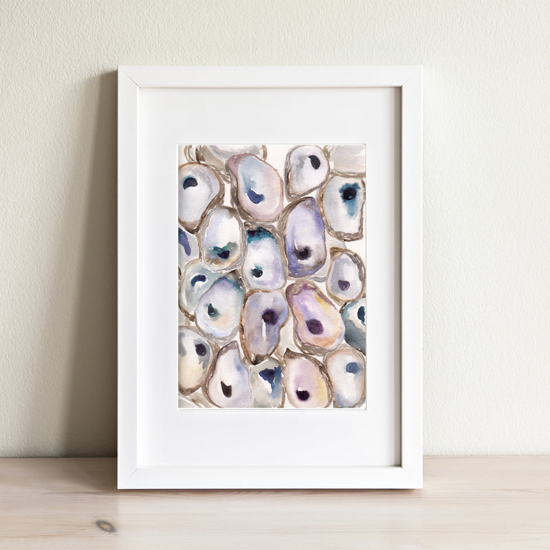 Oyster Pile Print