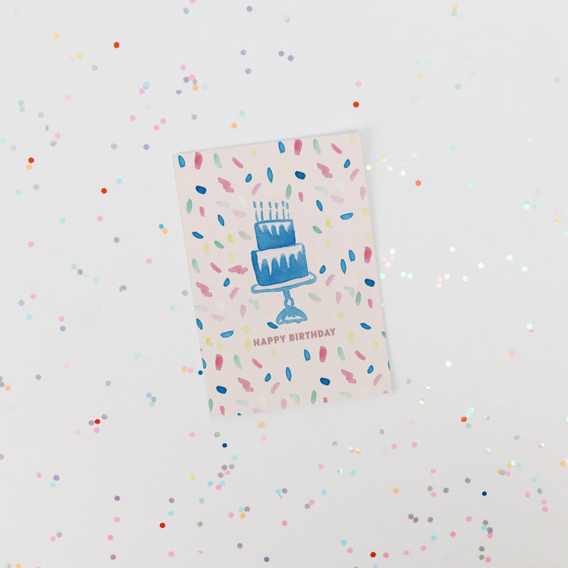 Confetti Cake - A2 notecard