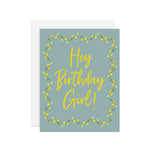 Birthday Girl - A2 notecard