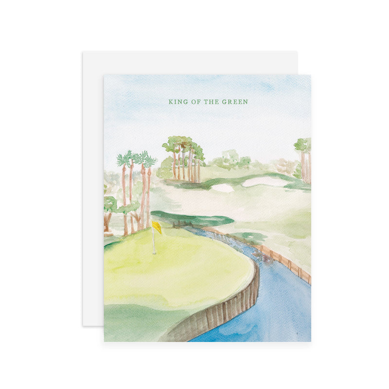 Golf King - A2 note card