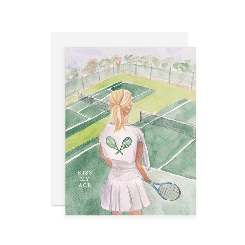 Tennis Ace - A2 note card