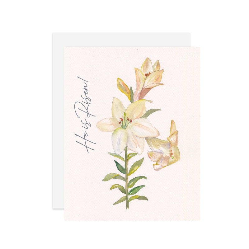 Easter Lily  - A2 note card