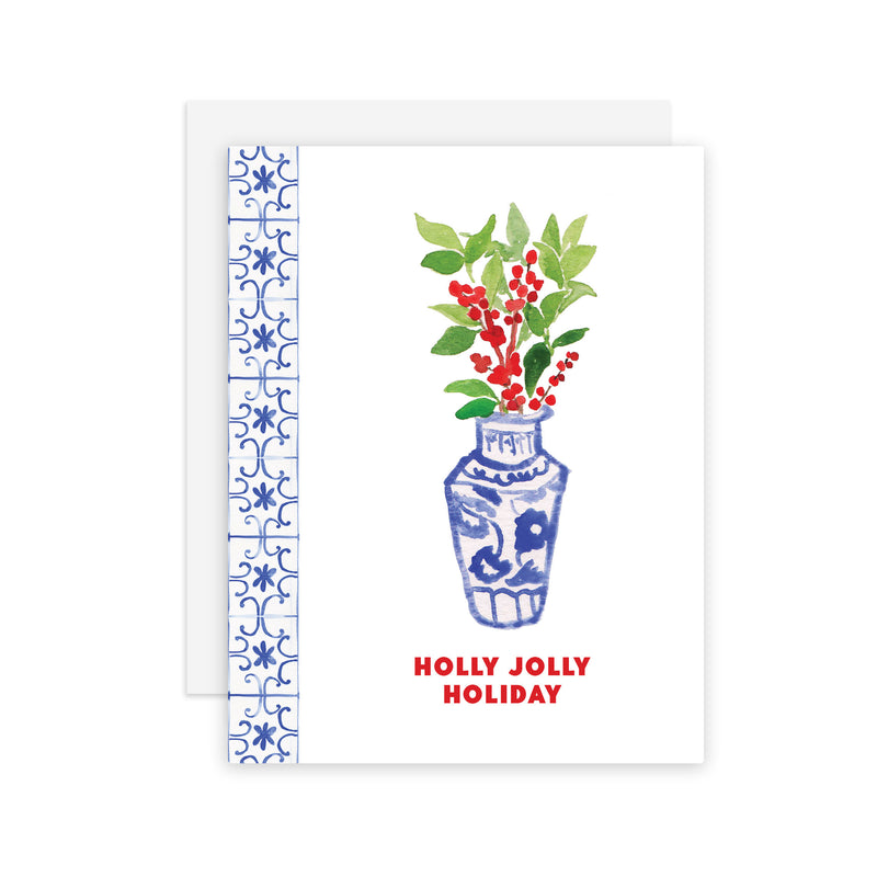 Holly Jolly Holiday - A2 notecard