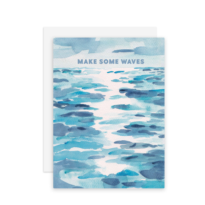 Make Waves - A2 notecard