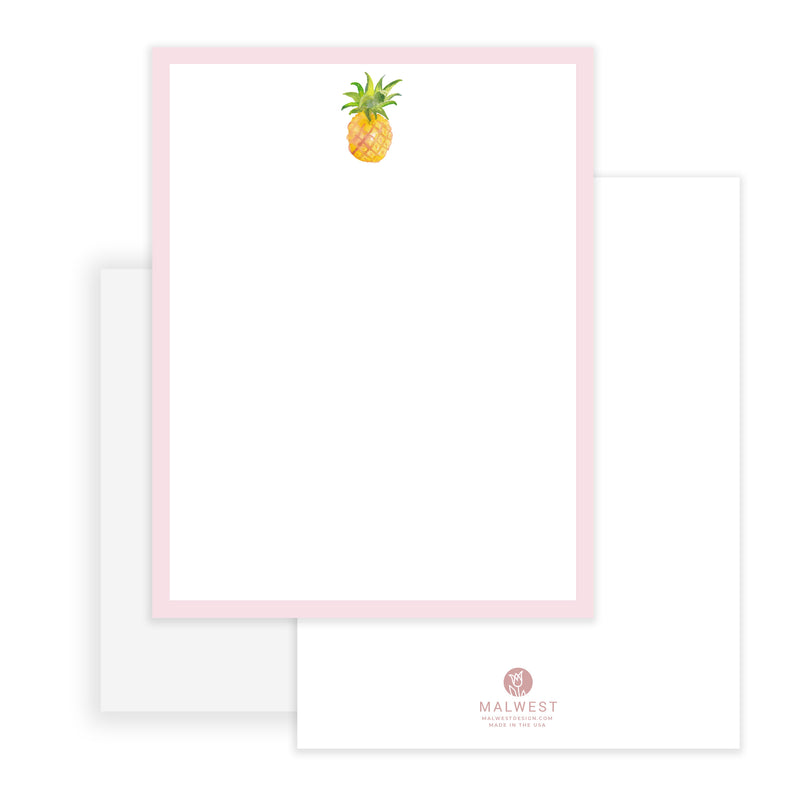 Pineapple Stationery Set of 10