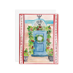 Christmas Doorway - A2 notecard