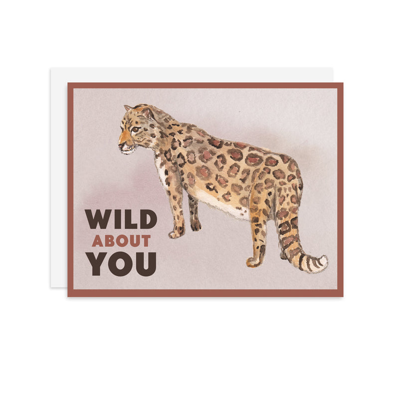 Wild About You - A2 note card