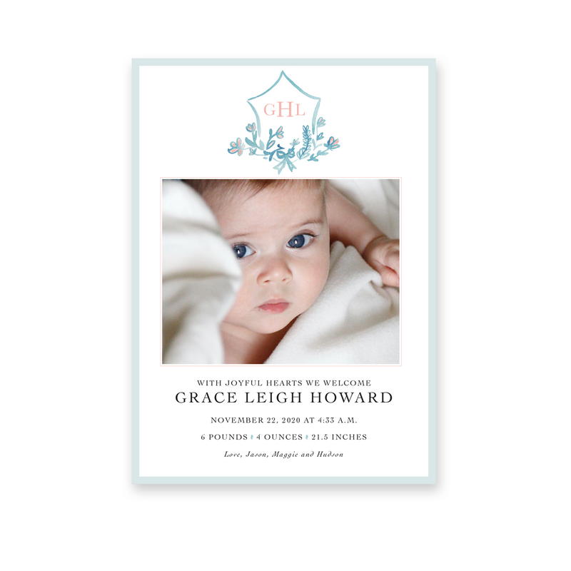 Grace Birth Announcement