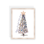 Oyster Christmas Tree - A2 notecard