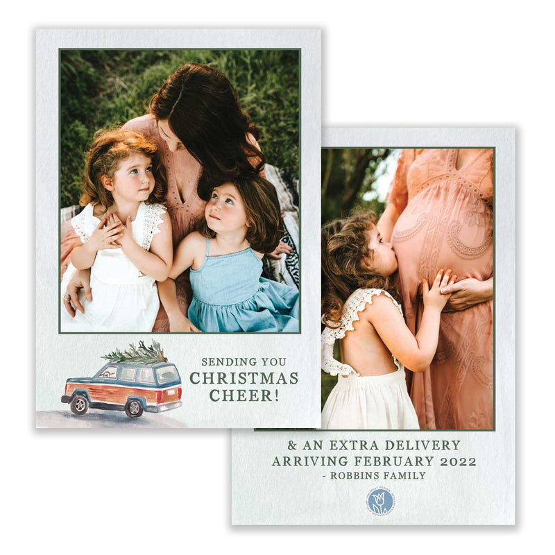 Vintage Car Photo Card