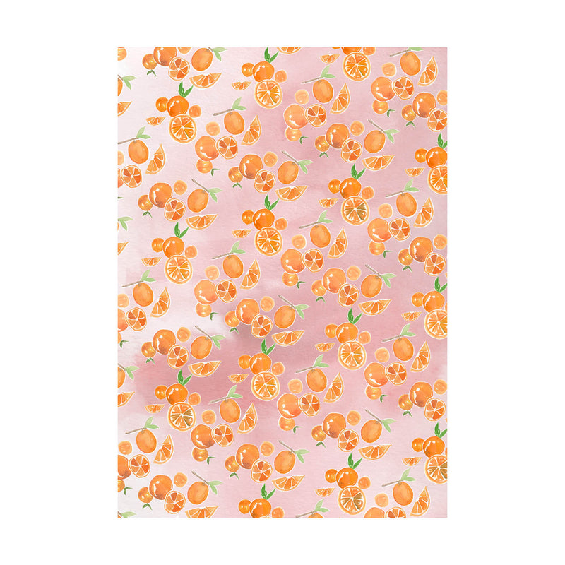 Oranges Wrapping Sheets