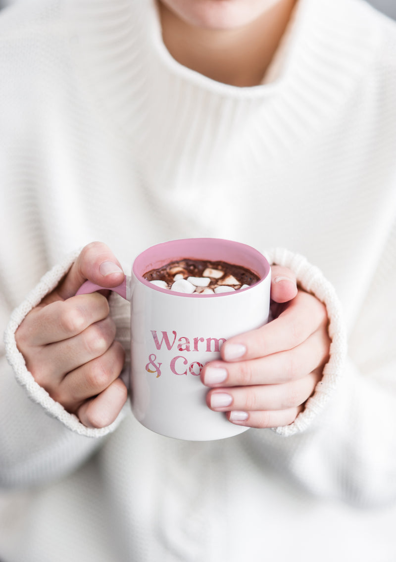 Warm and Cozy Pink Mug