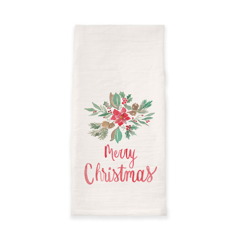 Christmas Foliage Tea Towel