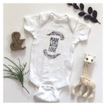 Baby Onepiece Bodysuit | Made With Love