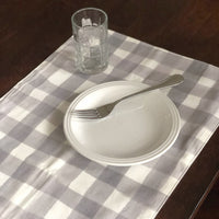 Woven Placemats | Gingham Grey