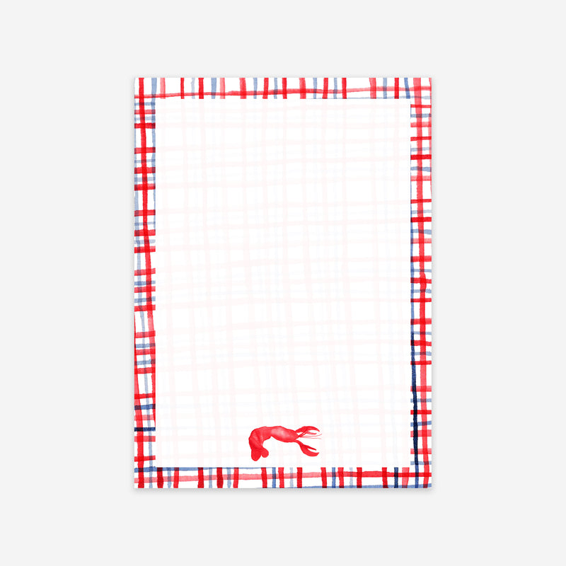 Crawfish 5x7 Notepad