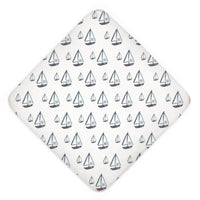 Monogram Sails | Baby Hooded Towel