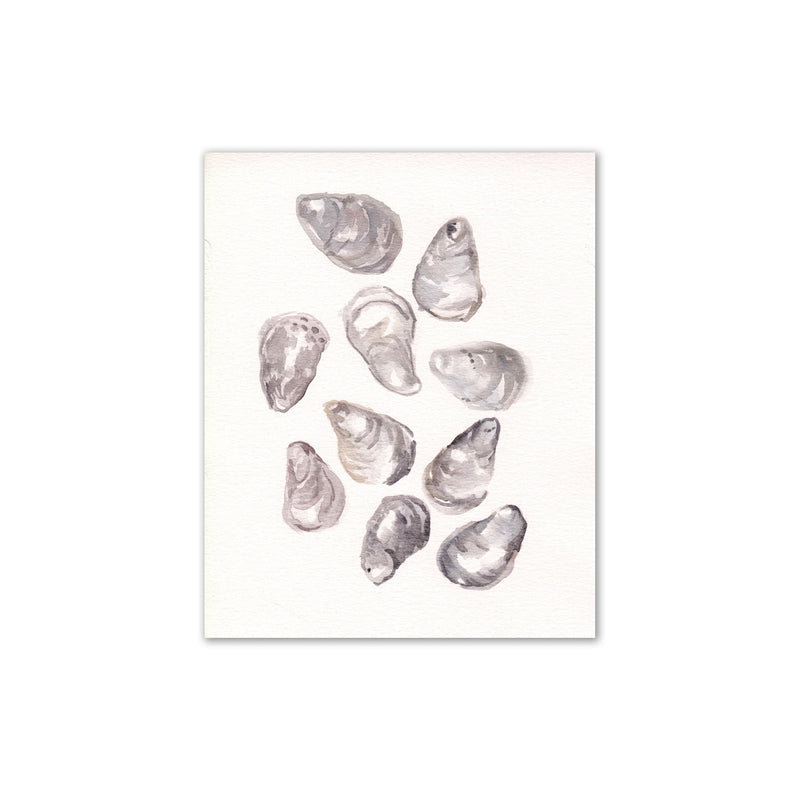 Oyster Shells Print