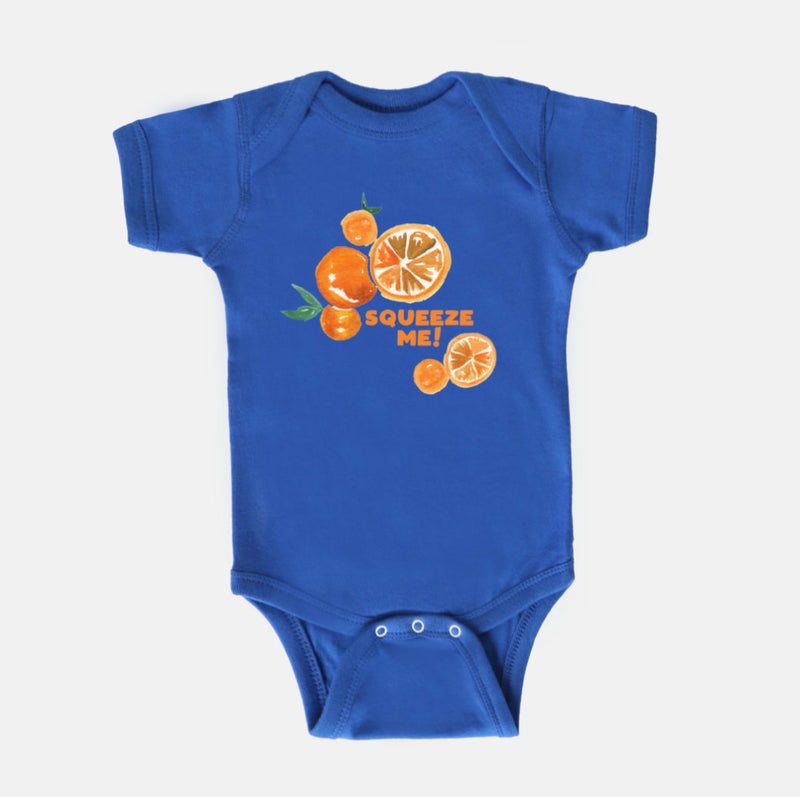 Baby Onepiece Bodysuit | Orange Squeeze