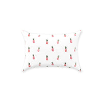 Pink Pineapple Pillow 14"x20"