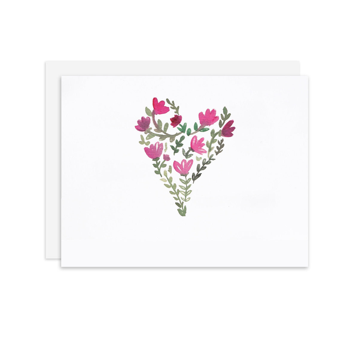 Flower Heart - A2 note card