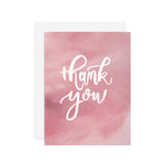 Thank You - A2 note card