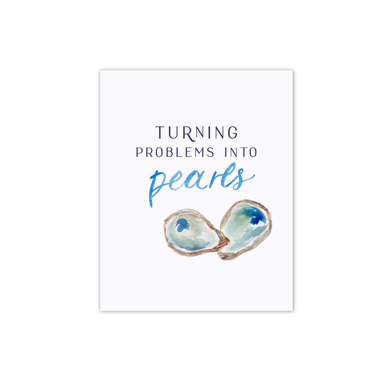 Oyster Pearls Art Print