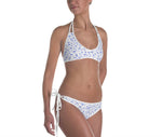 Blue Leopard Two-Piece Swimsuit